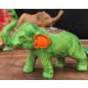 Image 8 : Lot: Leaf Dishes, Elephants, and Head