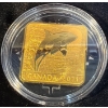 Image 2 : 2011 $3 Orca Whale Fine Square Coin 92.5% Silver 11.71 Grams