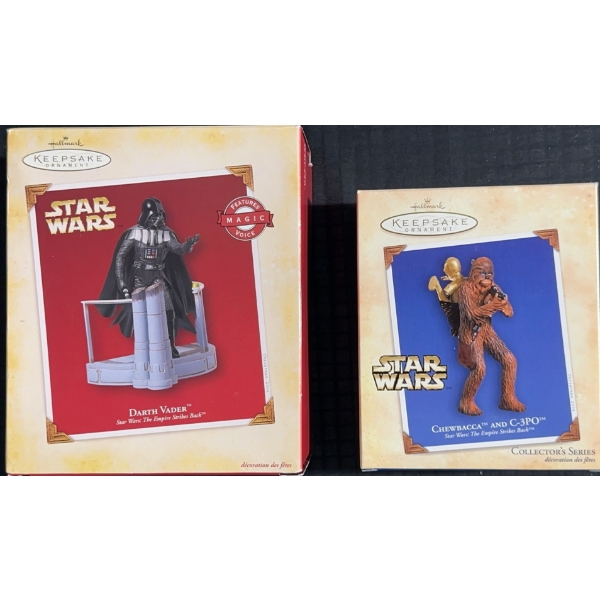 Hallmark Keepsake Ornaments: 'Star Wars: The Empire Strikes Back' Collection - QXI6185 and QX8431