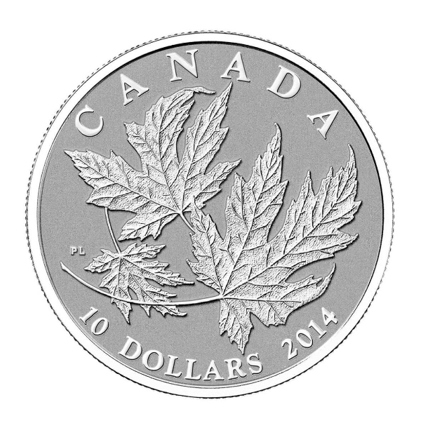 2014 $10 Silver Maple Leaf - Pure Silver Coin
SKU: 130512