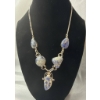 Image 3 : Stamped .925 Silver Bracelets and Necklaces with Sodalite, Druzy, Jade, Pearls, Jasper