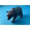 Image 2 : Decorative Bear Figure w/ Colorful Decorative Brass Painted Plate (8W) 