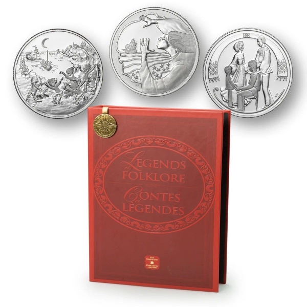 2001 50 Cent Legends Folklore - Sterling Silver Coin Book Set