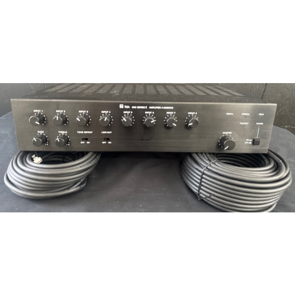TOA 900 Series II Modular Mixer/Amplifier - Industrial Sound Systems 