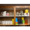 Image 1 : Large Collection Of Coffee Cups/Glasses. Pottery, Ceramic & Glass. Some Corelle