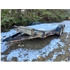 Image 2 : Rainbow flat deck trailer in great condition with ramps tires still in good shape