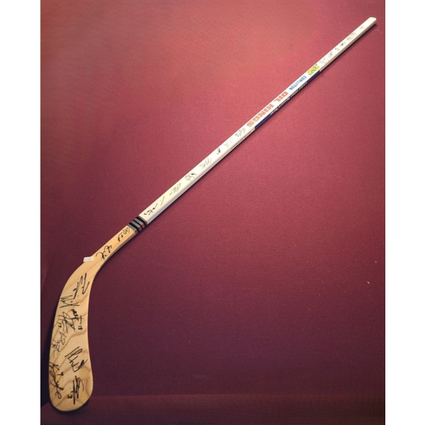 Edmonton Oil Kings Autographed Stick 