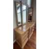 Image 4 : Bernhardt Birds Eye Maple Vanity Beveled Mirrors 757L x 83T x 23D
