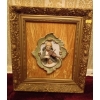 Image 1 : Lovely Porcelain Figure, Framed Art Piece 13W, 15T 