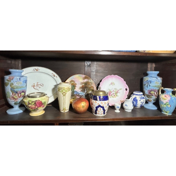 Collection Of Ornate Vases & More