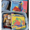 Image 6 : Selection of Outdoor Toys Including: Little Tykes Octopus, Building Blocks, CD's, Books and More!