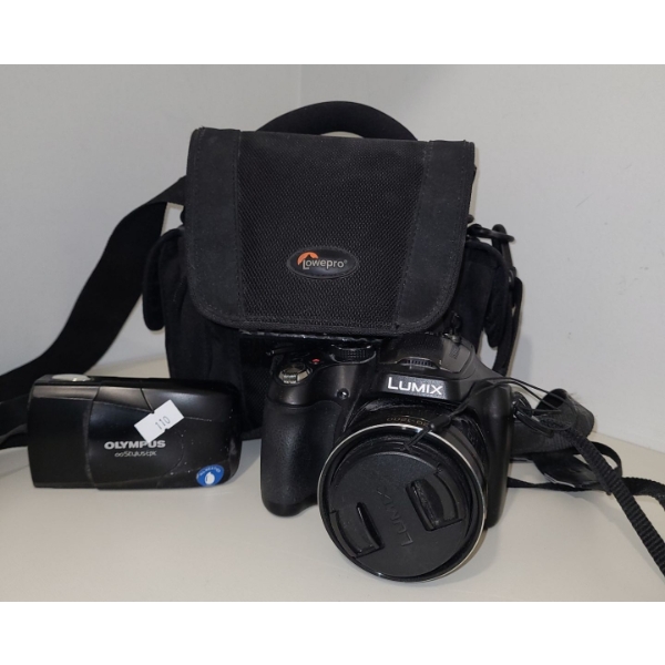 Panasonic/ Lumix  Digital Camera DMC-F270 with Case, Bonus Olympia Camera