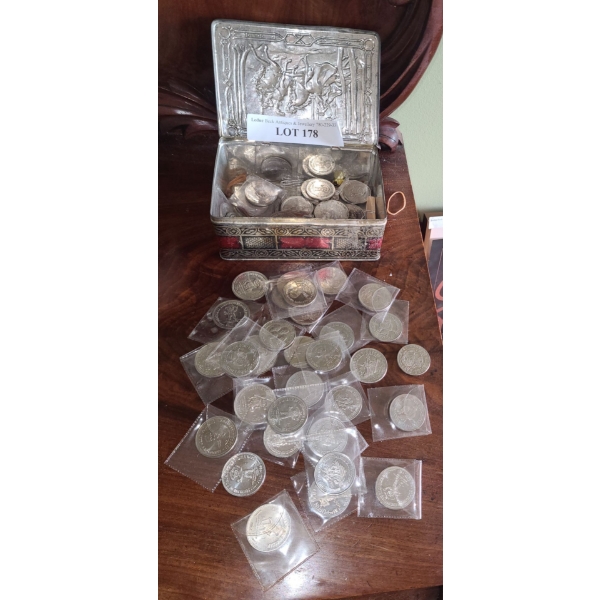 Variety of Tokens in Tin Box