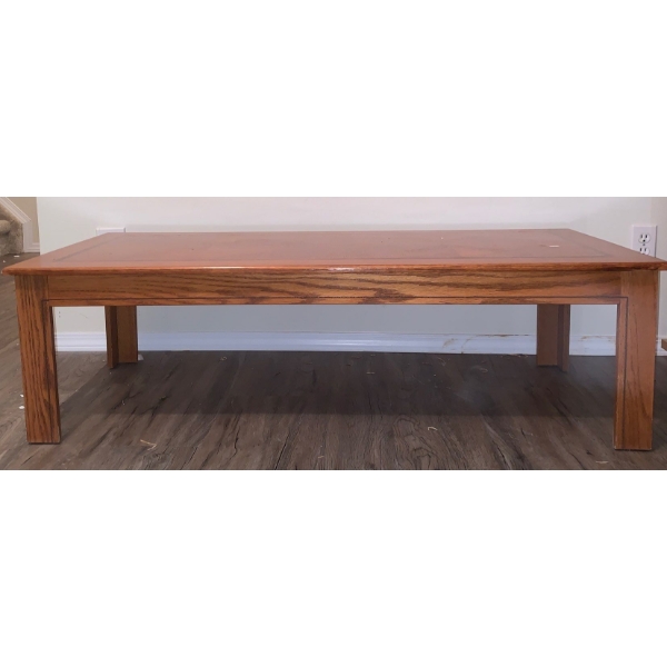 Wooden Coffee Table - 52W, 24D, 15T 