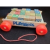 Image 3 : Vintage Whimsey and Playskool Letter Blocks w/ Wagons 