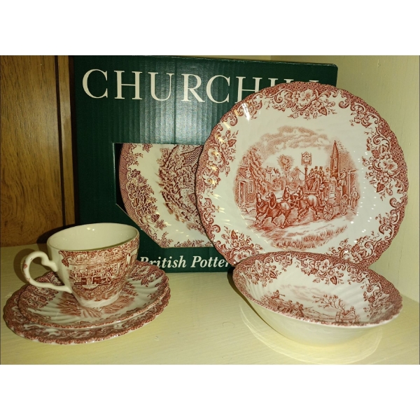 Churchill British Pottery Dish Set  Brand New