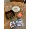 Image 1 : Vintage Pyrex Baking and Kitchenware, Recipe Pie Plate, and Accessories