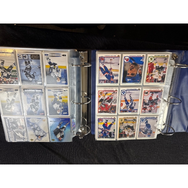 2 Binders Of 90s Upper Deck & Sky Box Sports Cards - Hockey & Basketball