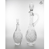 Image 2 : Vintage American Brilliant Cut Crystal Items, Decanter 18IN.