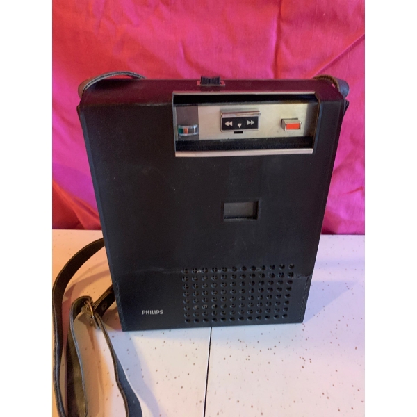 Vintage Phillips Recorder with Microphone