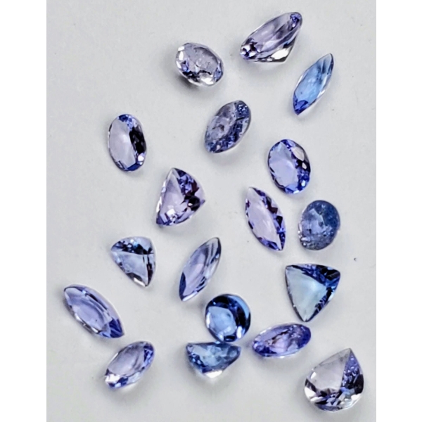Tanzanite Parcel (3 ct total, Assorted dimensions)