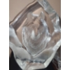 Image 3 : Collectible Glass Animal Decor.  Wolves 6 h & 5 h