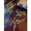 Image 5 : Costume Jewelry Lot with Necklaces, Brooches, and Accessories