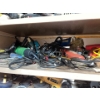 Image 15 :  Large cabinet full of grinders grinding wheels several packs of new grinding wheels drills several 