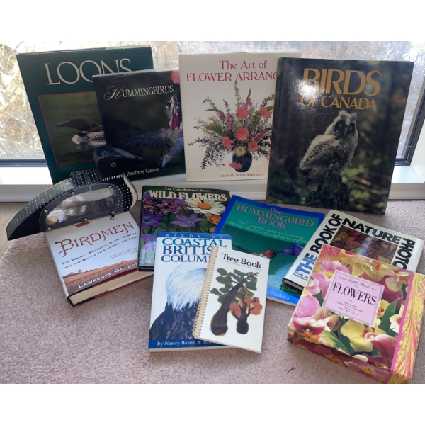 Assorted Books On Birds & Bees & Trees