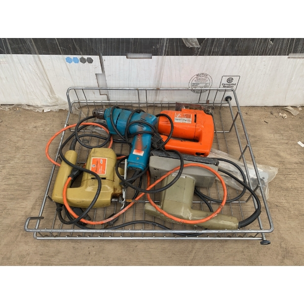 4 Black & Decker Power Tools and Extension Cord