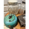 Image 4 : Vintage base oil, lantern, vintage glass square jar, vintage blue ribbon, coffee, canister, and vint