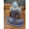 Image 2 : Decorative Jar & Yoga Statue.  Statue 7 w, 8 1/2 h
