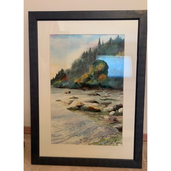 Lucille Rengay Landscape Watercolor Art 22x30