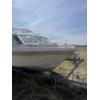Image 3 :  Cabin Cruiser Boat Needs Restored great frame & Tandem axel trailer 