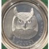 Image 2 : 2000 Canada's Birds of Prey 50 Cent Coin 92.5% Silver 9.3 Grams