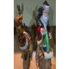 Image 2 : Metal Santa on Sleigh w/ Rudolph - 24T 
