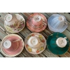 Image 2 : Six Collectible Tea Cups & Saucers  Royal Albert, Aynsley, Salisbury Crown, Royal Grafton,  & More