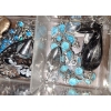 Image 3 : Selection of Fashion Earrings/ Necklaces- "Blues"