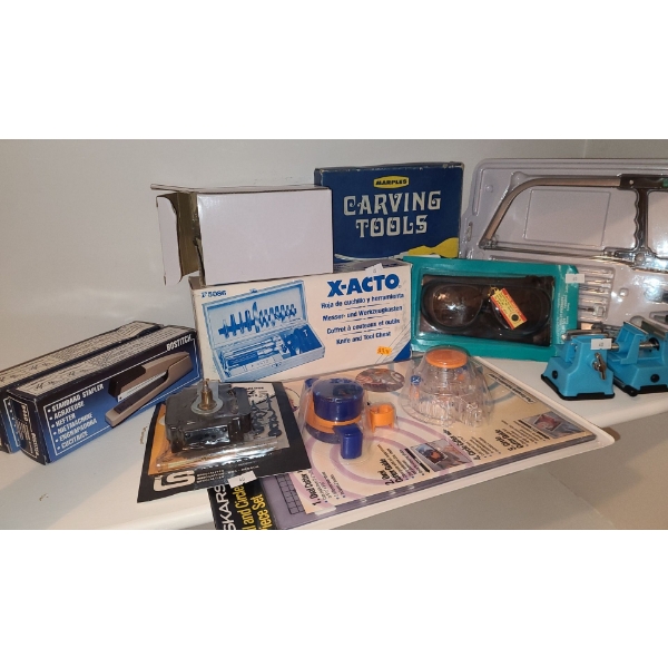 Fiskars Oval and Circle Cutter, Bostich Staplers, Quartz Clock Movement, Cutting Tools and More!		