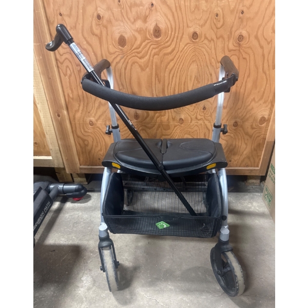 Evolution Xpresso Aluminum Walker with Drive Hand Cane