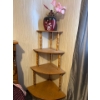 Image 2 :  antique chair with vintage suit rack and four stage corner
shelf