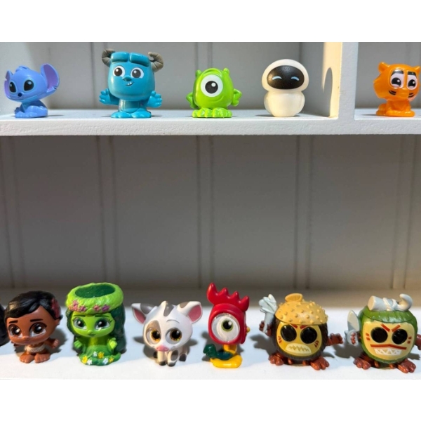 Disney Doorables, Plushes, and Sesame Street Crochet Hat