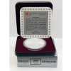 Image 1 : 1995 Hudson's Bay Company Proof Silver Coin 92.5Ag 25.175
