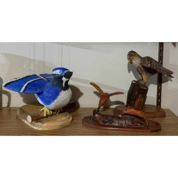 Hand Carved Bird Collection 6T