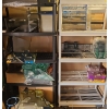 Image 1 : Pair of Sturdy Resin Garage Utility Shelves 36 W, 18 D, 72 T (Contents Blurred/ NOT Included)