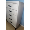 Image 2 : White Wood Venier Chest Of Drawers 32x17x50