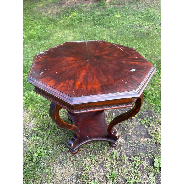 Cherry Stained Side Table (26" X 26")