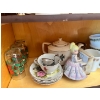 Image 4 : Collection of vintage Pyrex Opal Ware mugs featuring the "Spring Blossom Green" Crazy Daisey