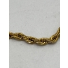 Image 2 : Gold Coloured Rope Chain with Balloon Dog Pendant 24"L