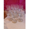Image 4 : Serving Wear Lot, two crystal serving dishes, wine glasses and mugs